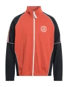 Armani Exchange Man Sweatshirt Rust Size Xl Cotton In Red