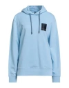 Armani Exchange Man Sweatshirt Sky Blue Size S Cotton
