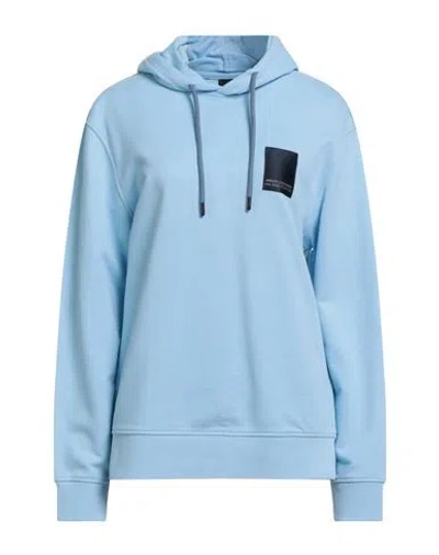 Armani Exchange Man Sweatshirt Sky Blue Size S Cotton