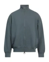 Armani Exchange Man Sweatshirt Slate Blue Size M Cotton, Polyester, Elastane In Blue