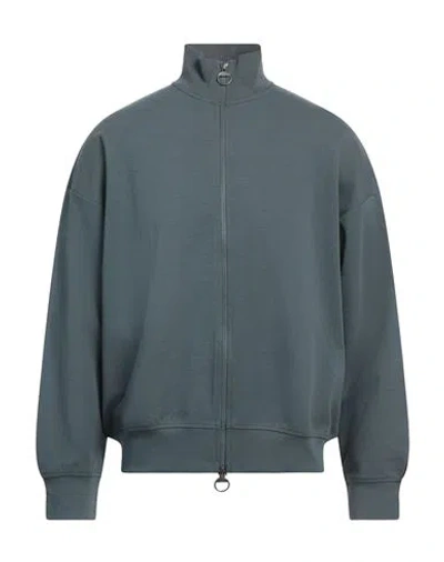 Armani Exchange Man Sweatshirt Slate Blue Size M Cotton, Polyester, Elastane
