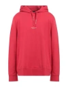 Armani Exchange Man Sweatshirt Tomato Red Size M Cotton, Elastane