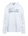 Armani Exchange Man Sweatshirt White Size L Cotton, Elastane