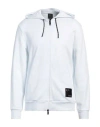 Armani Exchange Man Sweatshirt White Size L Cotton, Elastane