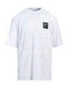 Armani Exchange Man Sweatshirt White Size L Cotton, Polyester