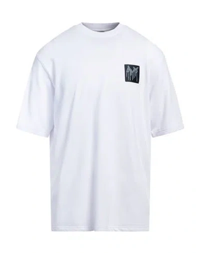 Armani Exchange Man Sweatshirt White Size L Cotton, Polyester