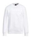 Armani Exchange Man Sweatshirt White Size L Cotton, Polyester In White
