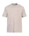 Armani Exchange Man T-shirt Beige Size L Cotton