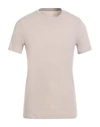 Armani Exchange Man T-shirt Beige Size Xl Pima Cotton In Neutral
