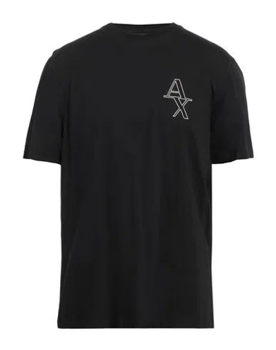 Armani Exchange Man T-shirt Black Size L Cotton