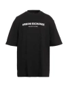 Armani Exchange Man T-shirt Black Size L Cotton In Black