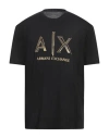 Armani Exchange Man T-shirt Black Size L Cotton