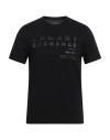 Armani Exchange Man T-shirt Black Size L Cotton