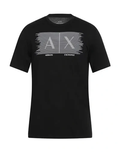 Armani Exchange Man T-shirt Black Size L Cotton
