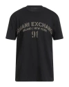 Armani Exchange Man T-shirt Black Size L Cotton