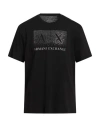 Armani Exchange Man T-shirt Black Size L Cotton