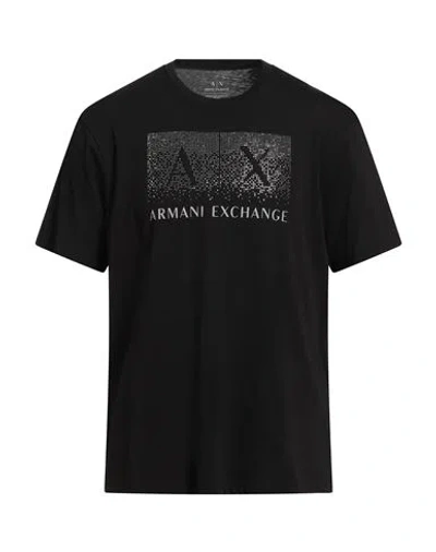 Armani Exchange Man T-shirt Black Size L Cotton
