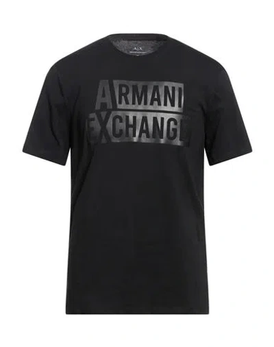 Armani Exchange Man T-shirt Black Size L Cotton