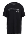 Armani Exchange Man T-shirt Black Size L Cotton