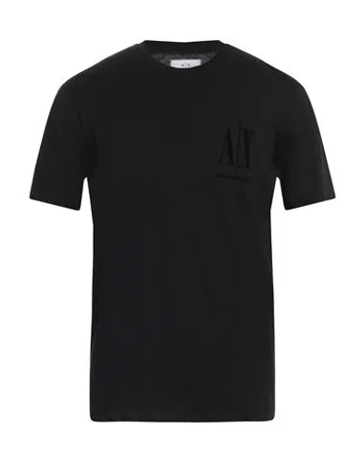 Armani Exchange Man T-shirt Black Size L Cotton