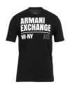 Armani Exchange Man T-shirt Black Size L Cotton