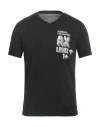 Armani Exchange Man T-shirt Black Size L Cotton