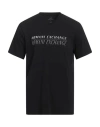 Armani Exchange Man T-shirt Black Size S Cotton, Elastane