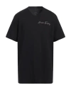 Armani Exchange Man T-shirt Black Size S Cotton, Elastane