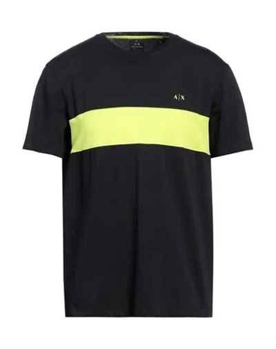 Armani Exchange Man T-shirt Black Size M Cotton, Polyester