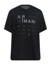 Armani Exchange Man T-shirt Black Size M Cotton