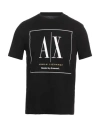 Armani Exchange Man T-shirt Black Size M Cotton
