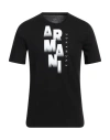 Armani Exchange Man T-shirt Black Size M Cotton