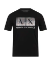 Armani Exchange Man T-shirt Black Size S Cotton