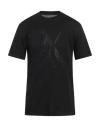 Armani Exchange Man T-shirt Black Size S Cotton