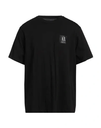 Armani Exchange Man T-shirt Black Size S Cotton