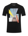 Armani Exchange Man T-shirt Black Size S Cotton