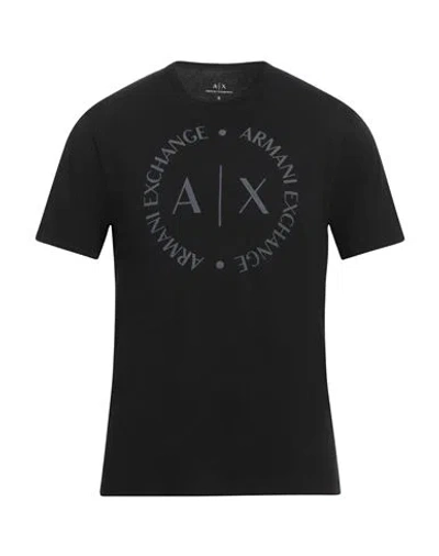Armani Exchange Man T-shirt Black Size S Cotton