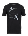 Armani Exchange Man T-shirt Black Size S Cotton