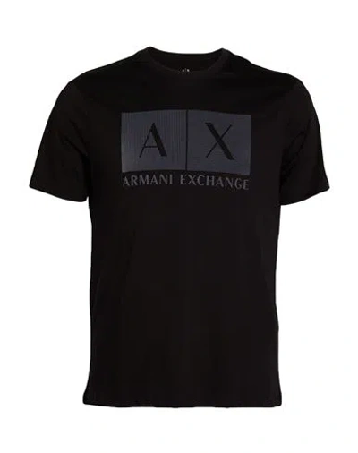 Armani Exchange Man T-shirt Black Size S Cotton