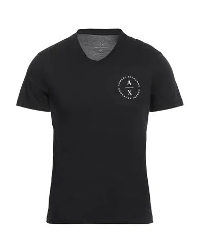 Armani Exchange Man T-shirt Black Size S Pima Cotton