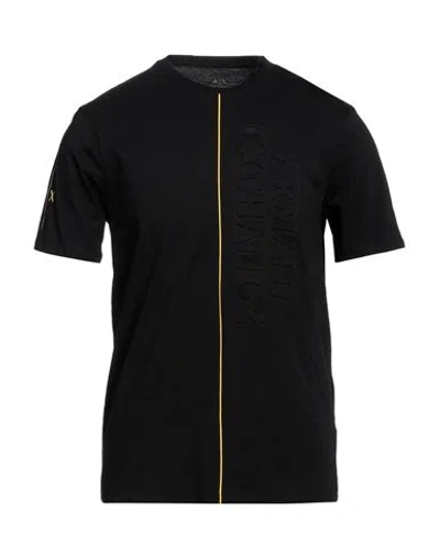 Armani Exchange Man T-shirt Black Size Xl Organic Cotton