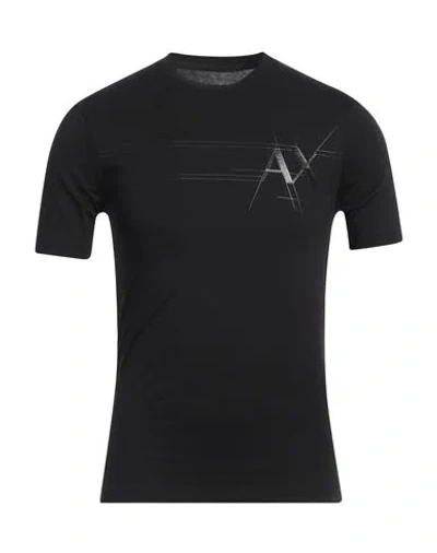 Armani Exchange Man T-shirt Black Size Xs Cotton