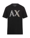 Armani Exchange Man T-shirt Black Size Xs Cotton