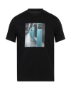 Armani Exchange Man T-shirt Black Size M Cotton