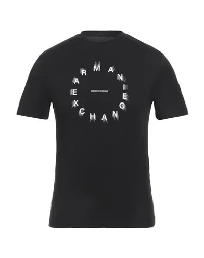 Armani Exchange Man T-shirt Black Size Xs Cotton