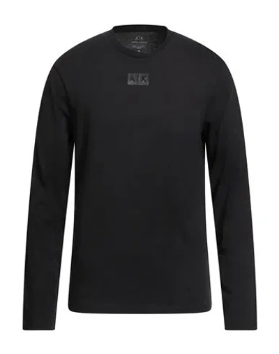 Armani Exchange Man T-shirt Black Size Xs Cotton
