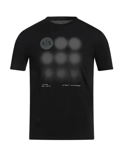Armani Exchange Man T-shirt Black Size Xs Cotton