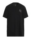Armani Exchange Man T-shirt Black Size Xxl Cotton, Elastane
