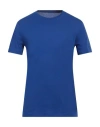 Armani Exchange Man T-shirt Bright Blue Size L Pima Cotton