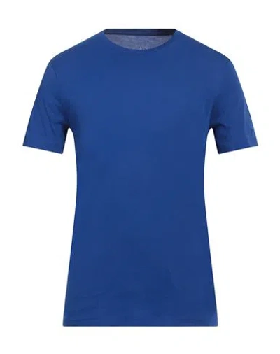 Armani Exchange Man T-shirt Bright Blue Size L Pima Cotton